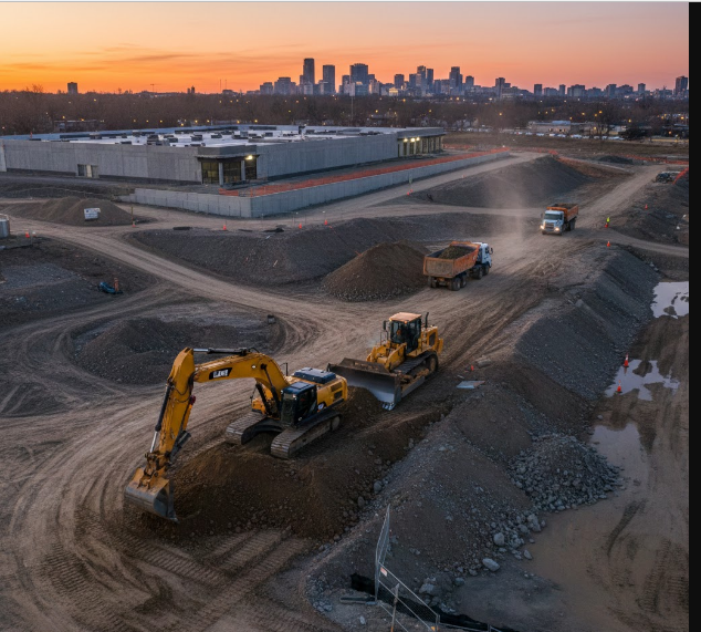 Terrassement, Lévis